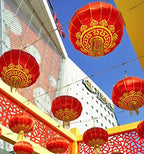 Large Chinese Lantern, Red Traditional Hanging Lamp Shade China New Year Spring Festival Decoration Cloth Lighting (20‘’) - Image 6