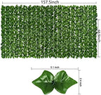 DearHouse 68.9x157.5in Artificial Ivy Privacy Fence Wall Screen, Artificial Hedges Fence and Faux Ivy Vine Leaf Decoration for Outdoor Garden Decor - Image 4