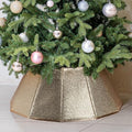 HarcoHome Dazzling Christmas Tree Collar, 26" D Foldable Crystal Christmas Tree Base Cover, Handmade Skirt for Xmas Decoration (Rose Gold, Diamond) by HarcoHome