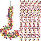 6 Pcs 6 ft Artificial Flower Vine Garland Decoration by FineCheer