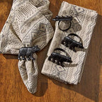 Park Designs Black Bear Napkin Ring Set of 4, Metal - Image 3