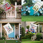 Set of 10 Gnome Seasonal Garden Flags, Double Sided 28 x 40 Inch Yard Flags - Image 5
