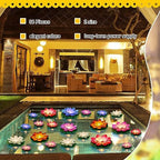 Liliful 36 Pcs Diwali Floating Lotus Lights, 3.94, 5.91 Inch, Rich Color - Image 3