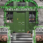 BlcTec 9.85 FT St Patrick's Day Garland with 50 LED Green Lights, Battery Operated Irish Garland Lights with 8 Lighting Modes & Waterproof for Home, Porch, Front Door, Table, Mantle Décor, 1Pack - Image 3