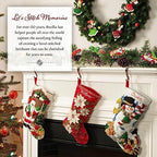 Bucilla Felt Applique 18" Stocking Making Kit, Santa's Peppermint Express, Perfect for DIY Arts and Crafts, 89611E - Image 5