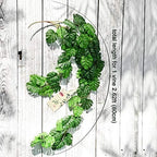 FiveSeasonStuff Monstera Plant Garlands, Artificial Leaf Bendable Vines (2 pcs, 5.2 feet) - Image 4