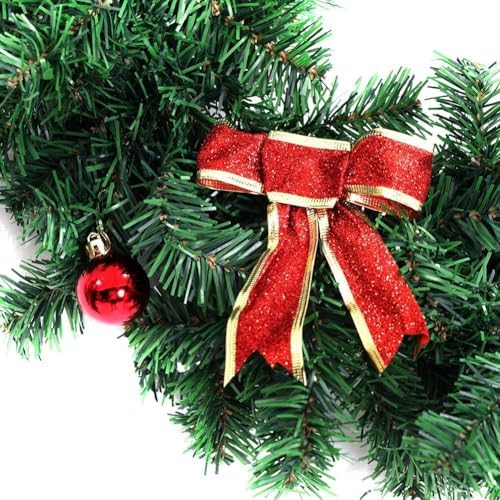 Outroad 9 ft Christmas Garland Soft Greenery Twist Wreath Artificial Ivy Non-Lit Green Garland, for Holiday Season Outdoor Indoor Party Decorations (10 Pack) - Image 2