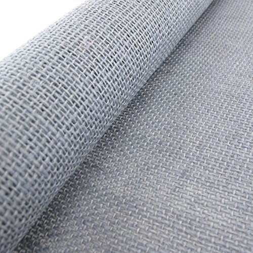 BambooMN 15" x 88" Vintage Hemp Burlap Table Runner for Rustic Wedding Bridal Shower Bachelorette Graduation Party Table Decor Decorations - 6 Pcs - Image 3