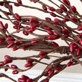 Fall Thanksgiving Pip Berry Garland – 54" Rustic Rich Burgundy Berries by FactoryDirectCraft