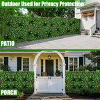 Grass Wall Panels, 20"x20" 8pcs UV-Anti Faux Greenery Backdrop - Image 7