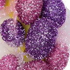 Glittered Small Artificial Easter Egg Wreath with Mesh Ribbons - 20" - Image 7