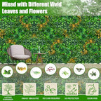 Artificial Grass Wall Panels, 20"x20" 8pcs Greenery Backdrop - Image 3