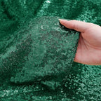 Sugargirl 10 Packs 12 x 72 inches Sequin Table Runner, Glitter Dark Green Table Runner for Birthday Party Supplies Wedding Holiday Celebration Event Decorations - Image 5