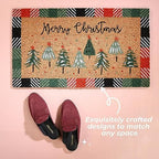 Folkulture Christmas Door Mat Outdoor, Eco Friendly Christmas Door Mats for Front Door, 28 X 16 Inch Welcome Matt or Doormat for Home Entrance, Durable & Anti Slip Coir Door Mats - Merry Christmas - Image 4