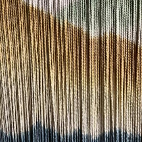 ZYDDNH Macrame Wall Hanging, Dip-Dyed Mountain Tapestry, Modern Fiber Wall Art, 57" W x 37" L (Green coffee) - Image 6