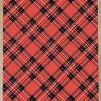 Red Plaid Paper Table Runner - Christmas Holiday Pattern for Parties or Weddings - Disposable Table Runner American Made - Image 2