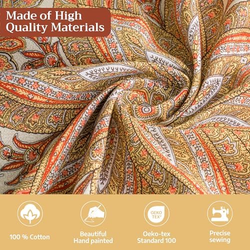 Maison d' Hermine Table Cloth Round Table Reusable 100% Cotton 63" Diameter - Image 3