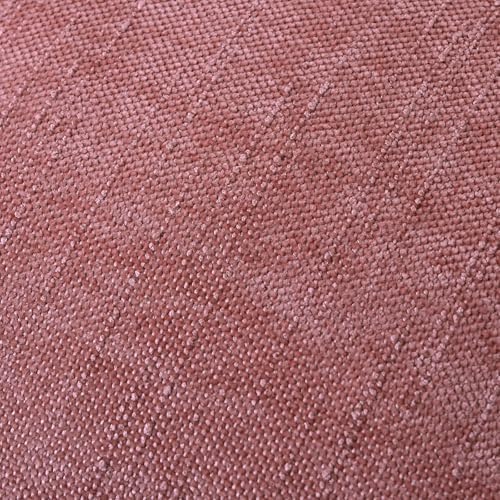 Set of 4 Soft Textured Decorative Throw Pillow Covers 12X20 Inch Cozy Farmhouse Cushion Cover Square Accent Pillow Cases for Bed Couch Sofa Living Room, Plum Pink - Image 4