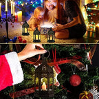 Hortsun 24 Pcs Mini Halloween Lantern Centerpiece with LED Candle,Black - Image 7