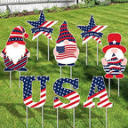 KatchOn 4th of July Yard Signs with Stakes, Pack of 8 by KatchOn