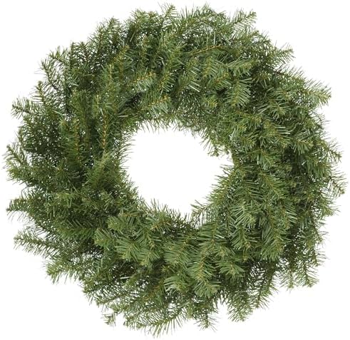Casafield 24" Fir Artificial Christmas Wreath Holiday Décor, 200 PVC Tips for Front Door, Window, or Mantel by Casafield
