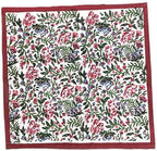 ATOSII Ambrosia Floral 100% Cotton Fall Cloth Dinner Napkins, Handblock Print, Washable Durable Linen for Everyday Use Wedding Parties Outdoors Christmas Thanksgiving I 20 X 20 Inches I Set of 4 - Image 3
