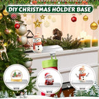 OCTERIC 5 Pcs Silver Christmas Metal Stocking Holders for Mantle, Heavy Duty Stocking Hangers Stocking Hook Xmas Ornaments for Counter Tables Window Fireplace Mantle Decoration - Image 4