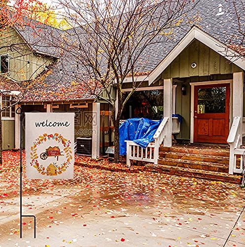 Garden Flag Stand Holder 20 Pack Garden Flag holder for 12 x 18 Inches Flags with Anti-Wind Clip for Outdoor Garden Yard Lawn - Image 6