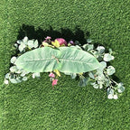 Wedding Arch Flowers 30 Inch Rustic Artificial Floral Swag Decor - Image 5
