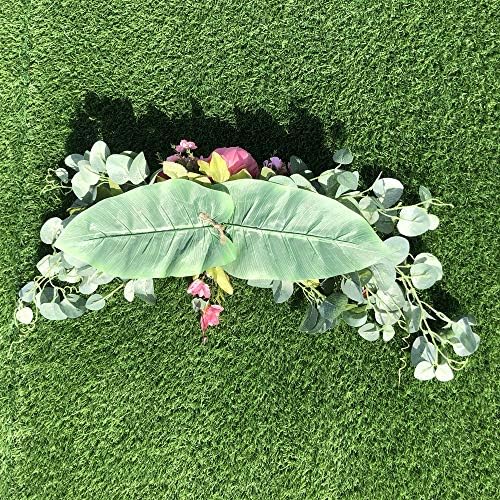 Wedding Arch Flowers 30 Inch Rustic Artificial Floral Swag Decor - Image 5