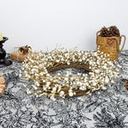 Artificial Winter Wreaths for Front Door 20 Inches White Wreath Rustic White Berry Twig Wreath for Indoors Porch Windows Wall Outdoor Christmas Celebration - Image 5