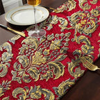 Christmas Red Chenille Table Runner for Center Decoration(13x60inch) - Image 5
