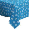 Jewish Hanukkah Star Pattern Pattern - Rectangle Oblong Linen Tablecloth, 60" x 84" inches Washable Decorative Table Cloth by Unknown