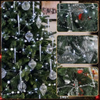 Retisee Crystal Christmas Tree Decor Acrylic Garland, Clear, Ball - Image 6
