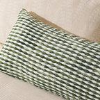 AmHoo Boho Chenille Pillow Cover Decorative Tufted Pillowcase for Couch Bed Sofa Bedroom Living Room Modern 14 x 36-Inch Sage Green - Image 4