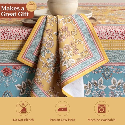 Maison d' Hermine Cloth Napkins Set of 6 Reusable 100% Cotton (20" x 20") - Image 5