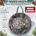 Shappy 4 Pcs Wreath Storage Bag Container with Clear Window,36 Inch - Image 3