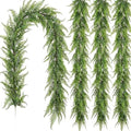 Yinder 4 Pack 6ft Boston Fern Garland, Artificial Hanging Greenery Vines by Yinder