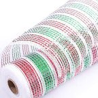 5 Rolls Christmas Deco Mesh Ribbon for Wreaths Crafts Supplies - Image 5