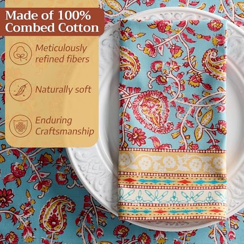 Maison d' Hermine Cloth Napkins Set of 4 100% Combed Cotton (20" x 20") - Image 4