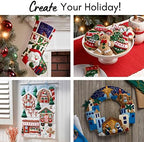 Bucilla Candy Express Christmas Stocking Felt Applique Kit, 86147 18-Inch, (418717) - Image 4