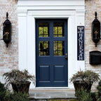 FemiaD Hanukkah Wooden Sign Happy Hanukkah Porch Sign Hanukkah Chanukah Hanging Door Sign Welcome Sign Indoor Outdoor Jewish Judaism Synagogue Chanukah Party Decor 8x48inch - Image 5