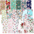 Moukeren 36 Pcs Floral Cotton Cloth Napkins, 15x15 Inch Reusable Dinner by Moukeren