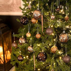 Valery Madelyn 100ct Christmas Tree Decorations Variety Ball Ornaments Set - Image 2