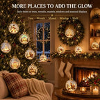 Glowing Christmas Story Ornaments, 9-Piece Light Up Mini Scene Set (Set D) - Image 6
