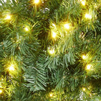 Casafield 36" Pre-Lit Fir Artificial Christmas Wreath Holiday Décor, 150 LED Lights, 420 PVC Tips for Front Door, Window, or Mantel - Image 6