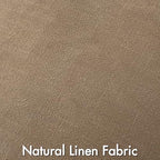 MIULEE Khaki Boho Linen Decorative Pillow Covers 24x24 Inch Pack of 4 - Image 2