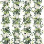 Dremisland Artificial Flowers Garland Eucalyptus Garland with Dahlia Flower by Dremisland
