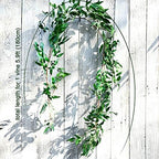 FiveSeasonStuff Artificial Natural Green Willow Garlands, Bendable Greenery Vine Leaves for Wedding Home Decoration (2 pcs, 11.8 feet) - Image 3