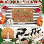 Moucuny 2 Pcs Christmas Outdoor Mat, Non Slip - Image 3